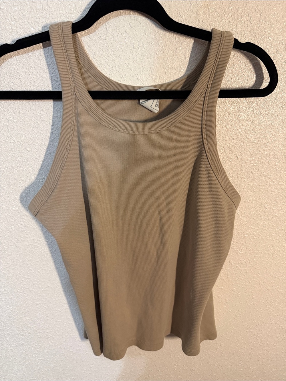 H&M Ribbed Tank Top - Beige